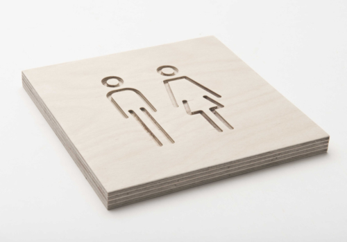 Pictogram toilet dames & heren