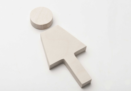 Pictogram toilet dames