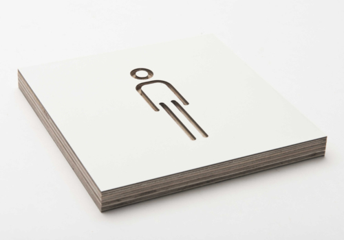 Pictogram toilet heren