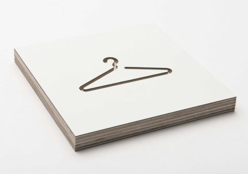 Pictogram vestiaire - signalisatie
