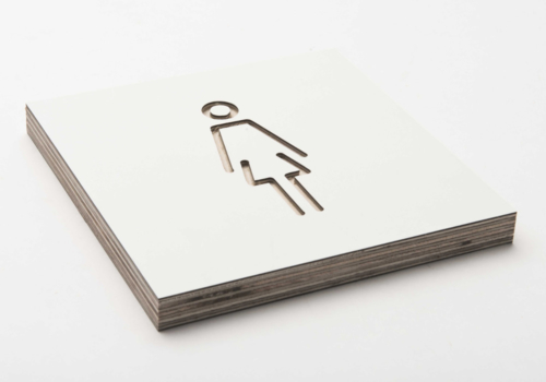 Pictogram toilet dames